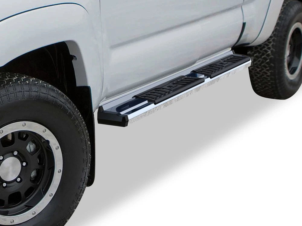 Chrome Board Side Steps for Toyota Tacoma Access Cab (2005–2023)