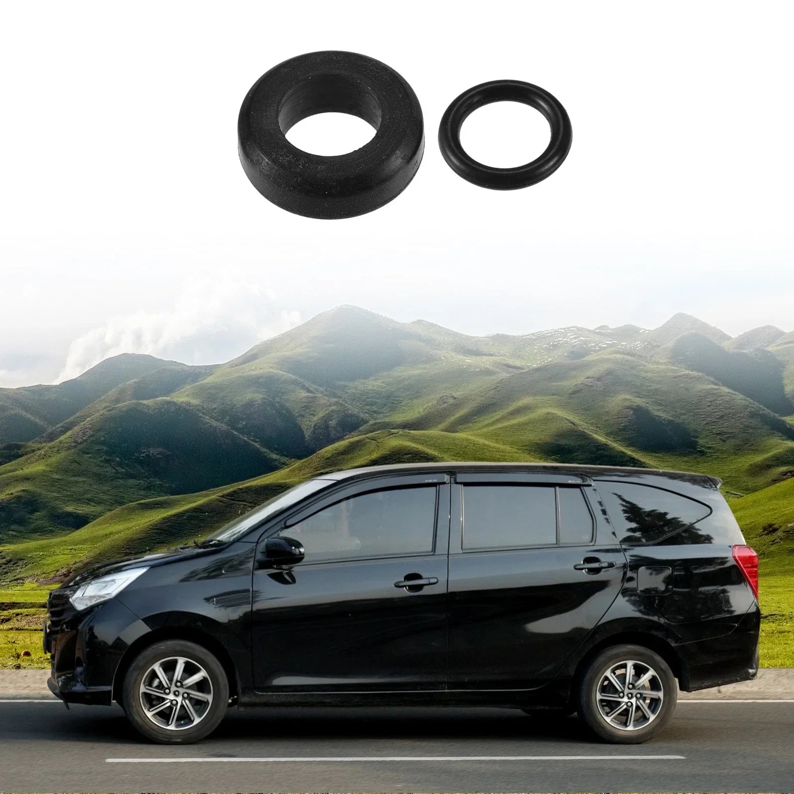 Fuel Injector Seal O-Ring Set for Ford F-Series (2004-2008) - NBR Rubber Black