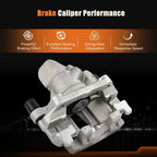 Rear Brake Calipers with Bracket for Ford EcoSport (2018-2020) & Focus (2012-2018)