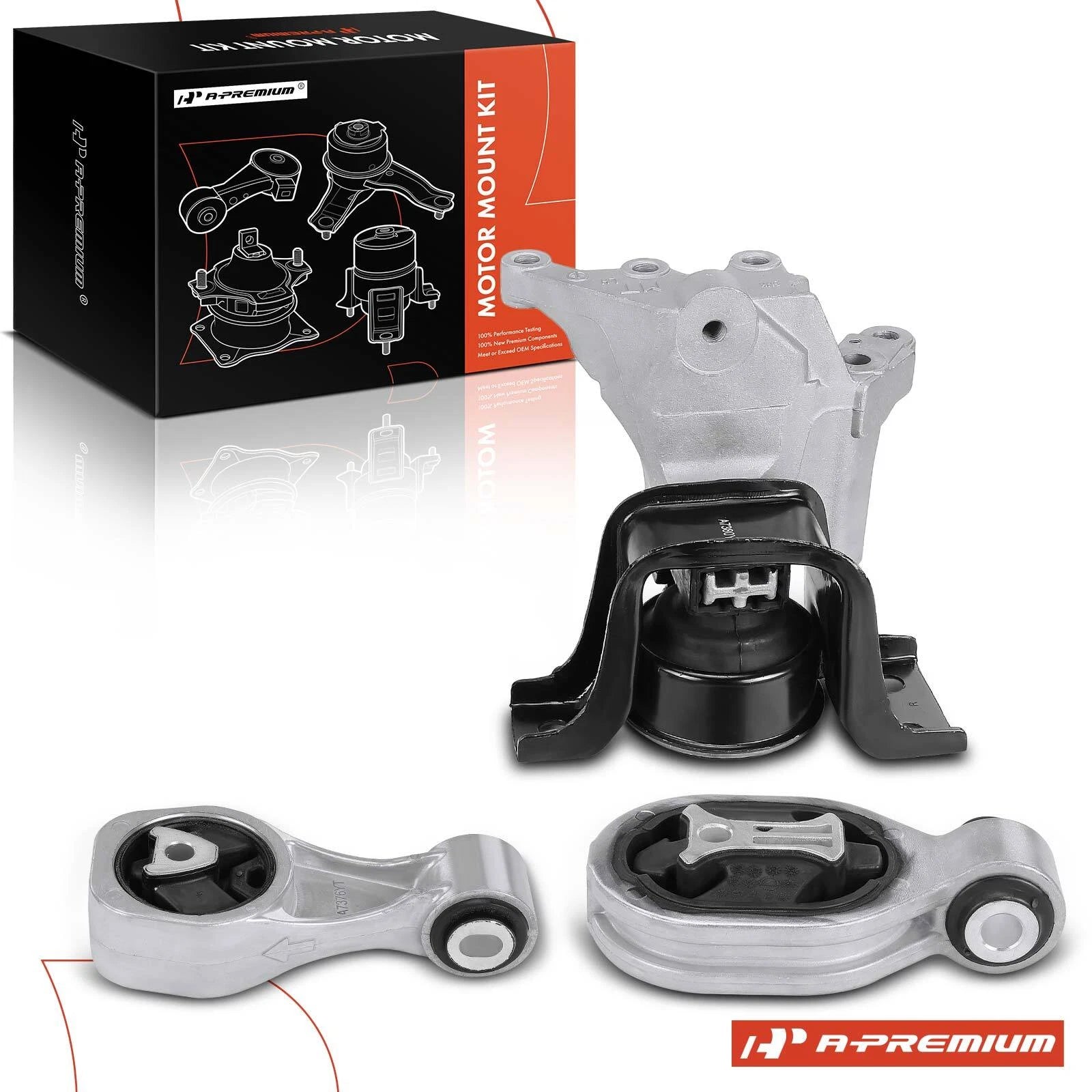 3X Front Engine Mount & Torque Strut Mount for Nissan Juke (2011–2017)