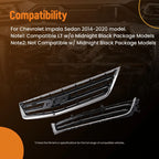 Upper & Lower Bumper Grille for Chevrolet Impala (2014–2020) 23354886 23455348