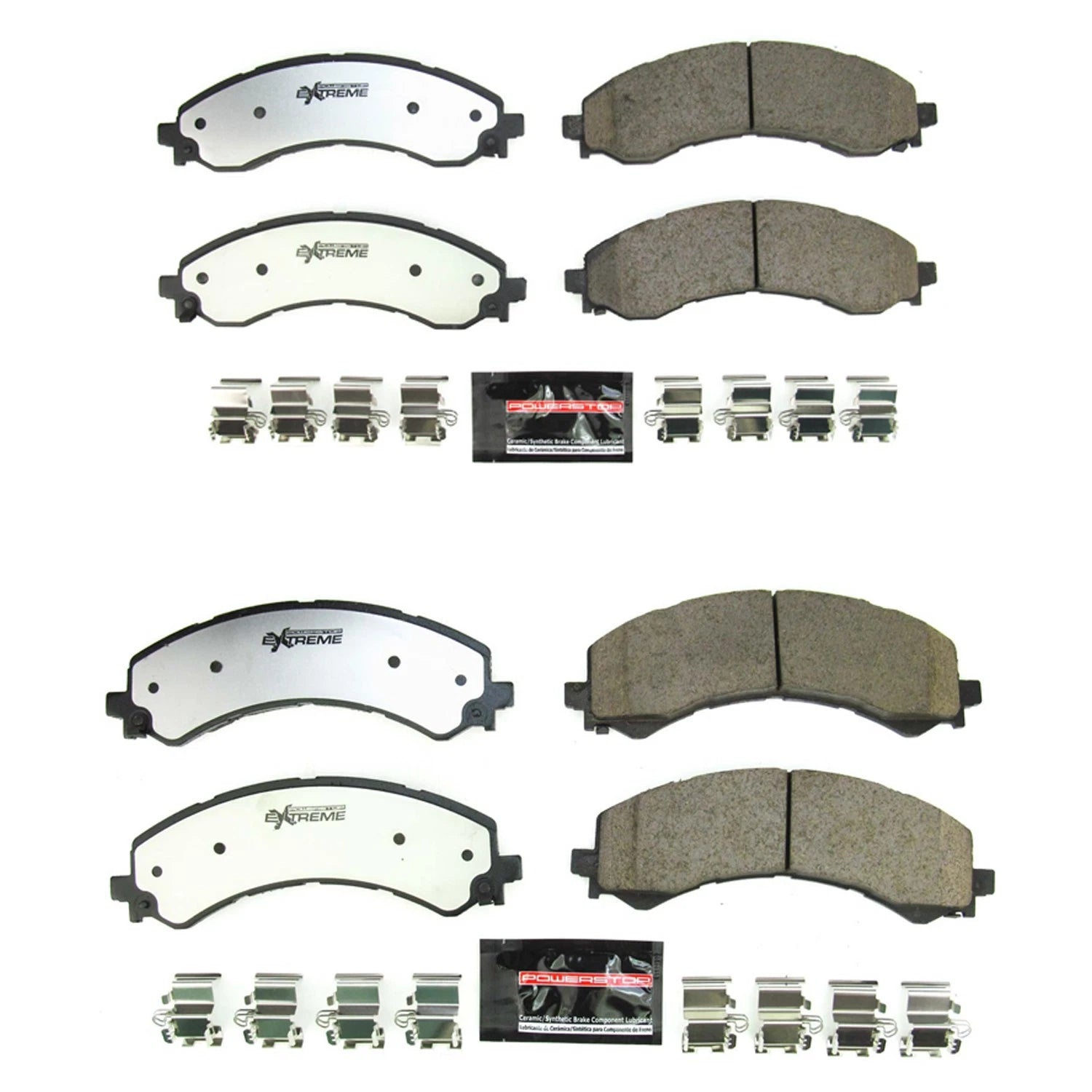 PowerStop Z36 Carbon-Fiber Ceramic Disc Brake Pad Kit for Savana 3500 (2010–2023)