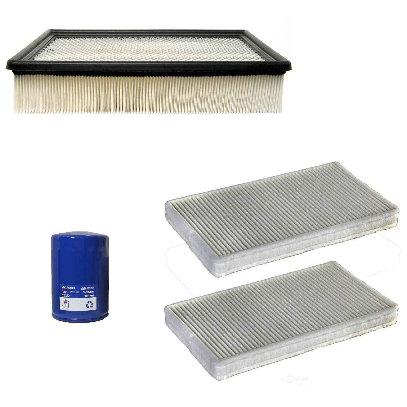 Engine Oil Air Cabin Filter Kit for Silverado Sierra 3500 V8 (2015–2023)