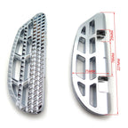 Chrome Dominator Passenger Footboard Knob for Harley Softail/Touring (2000–2017)