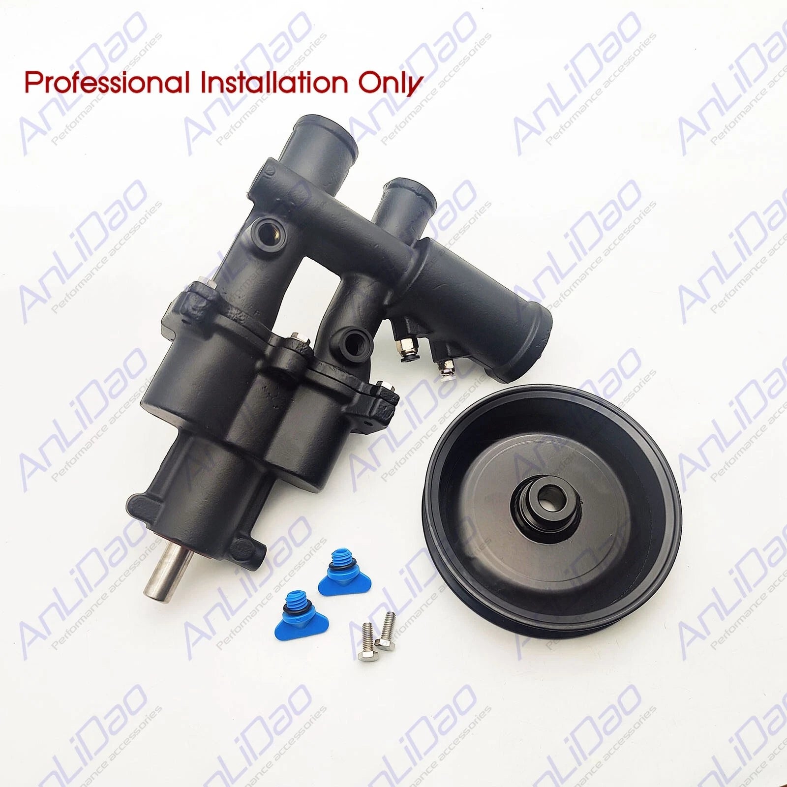 Sea Water Pump Assembly with Pulley for MerCruiser (46-8M0118068, 46-8M0118069)