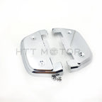 Chrome Passenger Footboard Covers for Harley Dyna (2006–Present) / FL Softail (1986–Present)