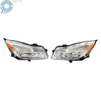 Set of 2 Chrome Housing Headlights for Buick Regal (2011–2013)