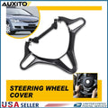 Carbon Fiber Steering Wheel Cover Trim for Honda Civic 8th FD2 (2006–2011)