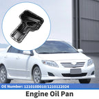 1 Pc Engine Oil Pan No.121010D010 for Toyota Corolla (1998–2008) Iron Black