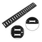 Set of 4 E Track Tie Down Rails for Garages (3') - Powder-Coat Black
