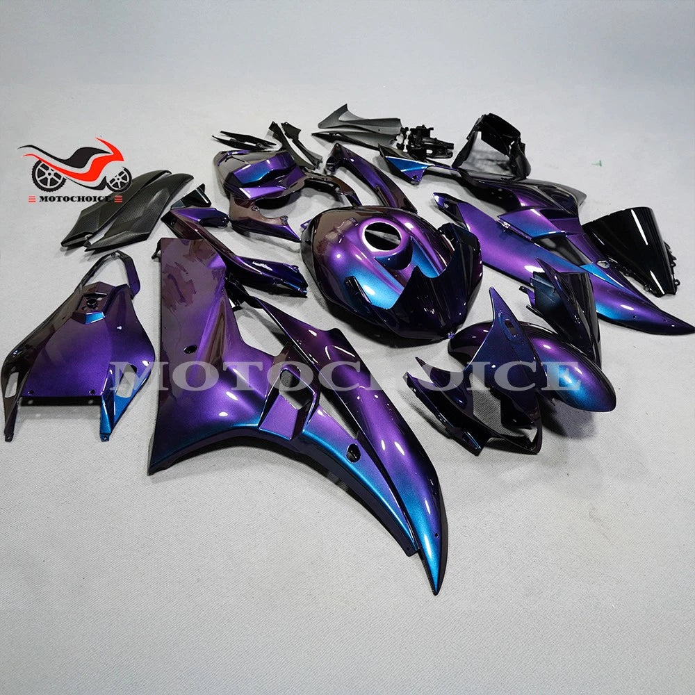 Fairings Kit for Yamaha YZF R6 (2006–2007) - Chameleon Blue Purple ABS