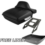 Matte Chopped Tour Trunk Rack for Harley Touring Road Glide (2014–2025)