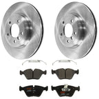 2X Brake Disc and Pad Kit Set for BMW Z4 330i (2003–2008)
