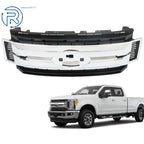 Chrome Front Upper Grille for Ford F250 F350 Super Duty (2017–2019)