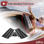 10 Pcs Door Pillar Window Trim for Volkswagen Touareg 
