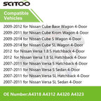Set of 4 Engine Motor Trans Mounts for Nissan Versa Cube (2007–2012)