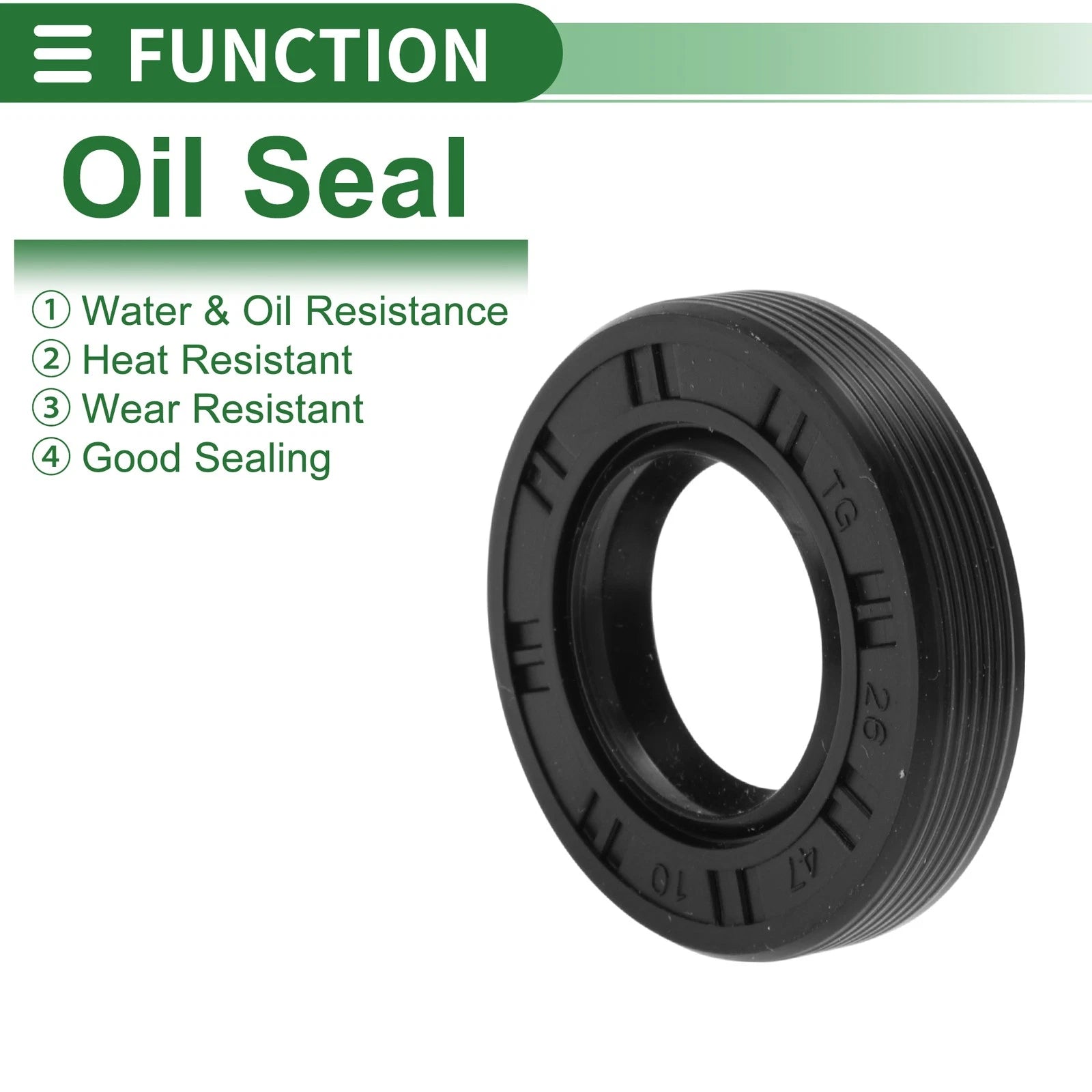 Oil Seal for Various Models (26x47x10mm, NBR Rubber)