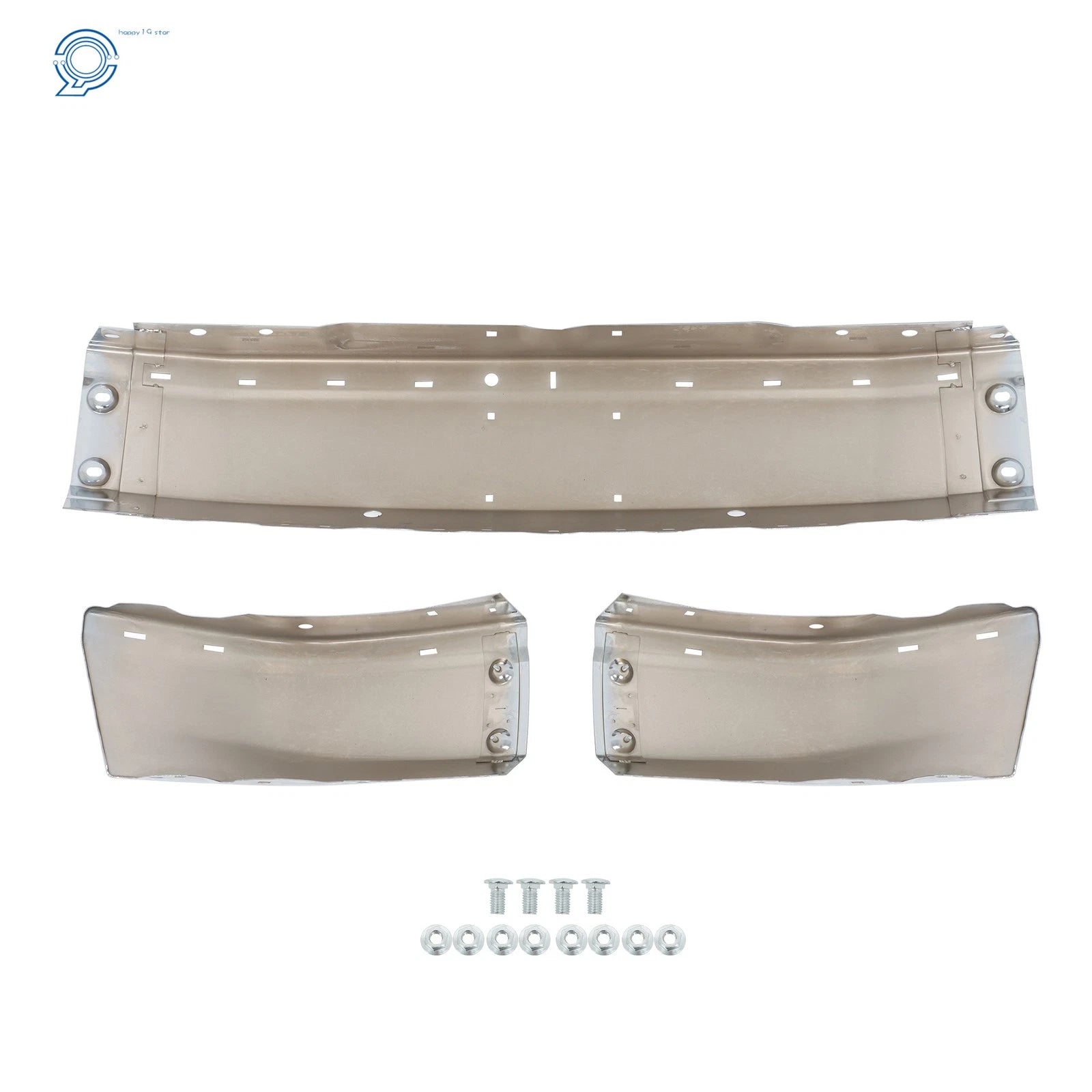 Chrome Steel Front Bumper for Chevy Express 2500 3500 GMC Savana (2003–2025)