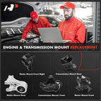 5X Engine & Transmission Mounts for Honda Odyssey (2008-2010)