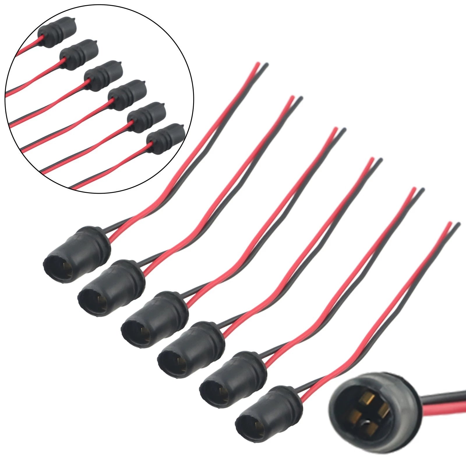 10X LED Bulb Socket Connector Holder for Auto Car Light Bulb