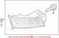 Genuine OEM Front Driver Left Fog Light 3C8941699 for VW Audi (2006–2016)