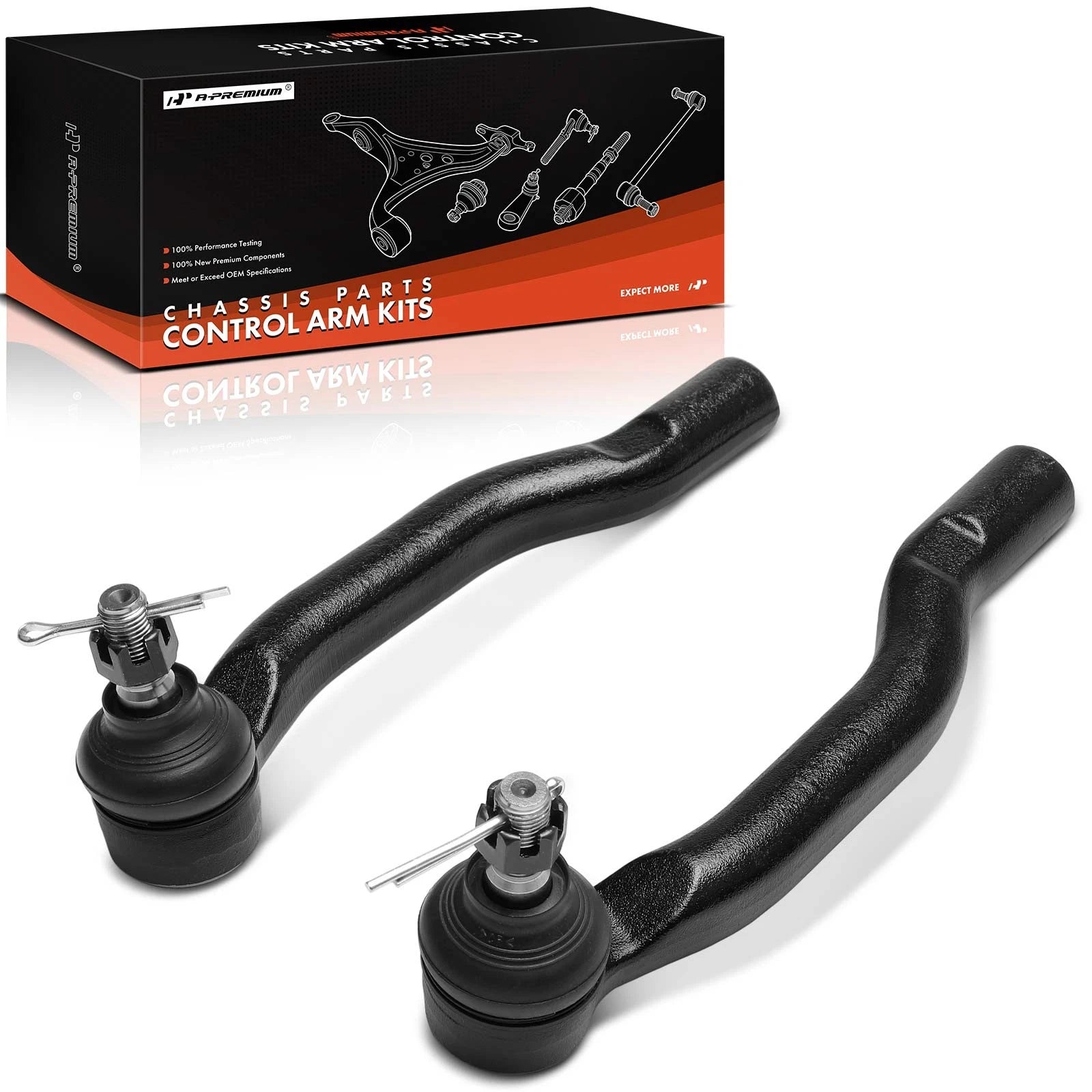 2x Tie Rod End Outer for Toyota Camry Avalon Lexus ES250 ES350 (2013â2017)