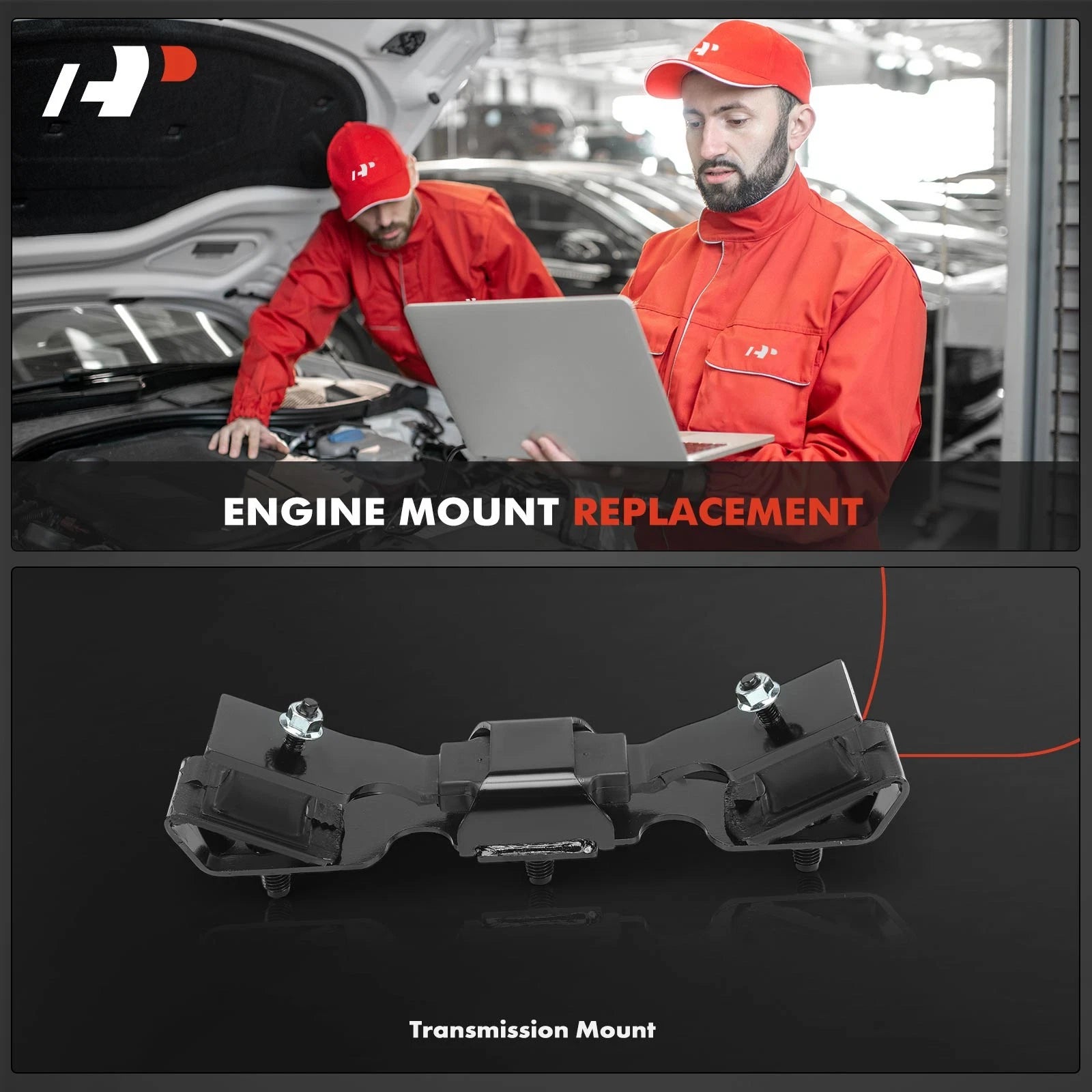 Transmission Mount for Jeep Wrangler (2018–2022) V6 3.6L Manual