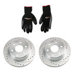 Rear Left/Right Brake Rotors Kit for Chevrolet Avalanche 1500 (2002–2006)