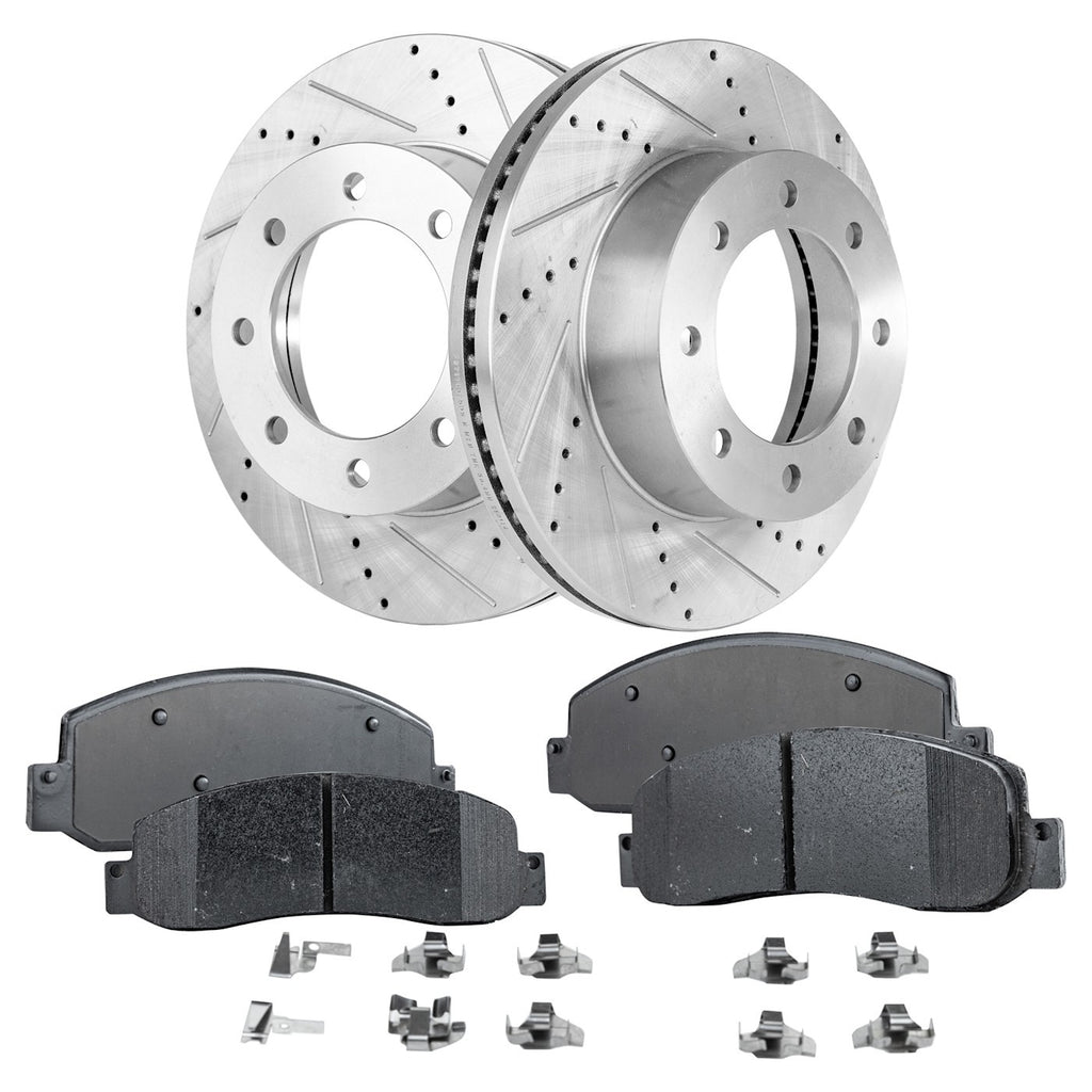 Brake Disc and Pad Kit for Ford F-350 Super Duty (2012)