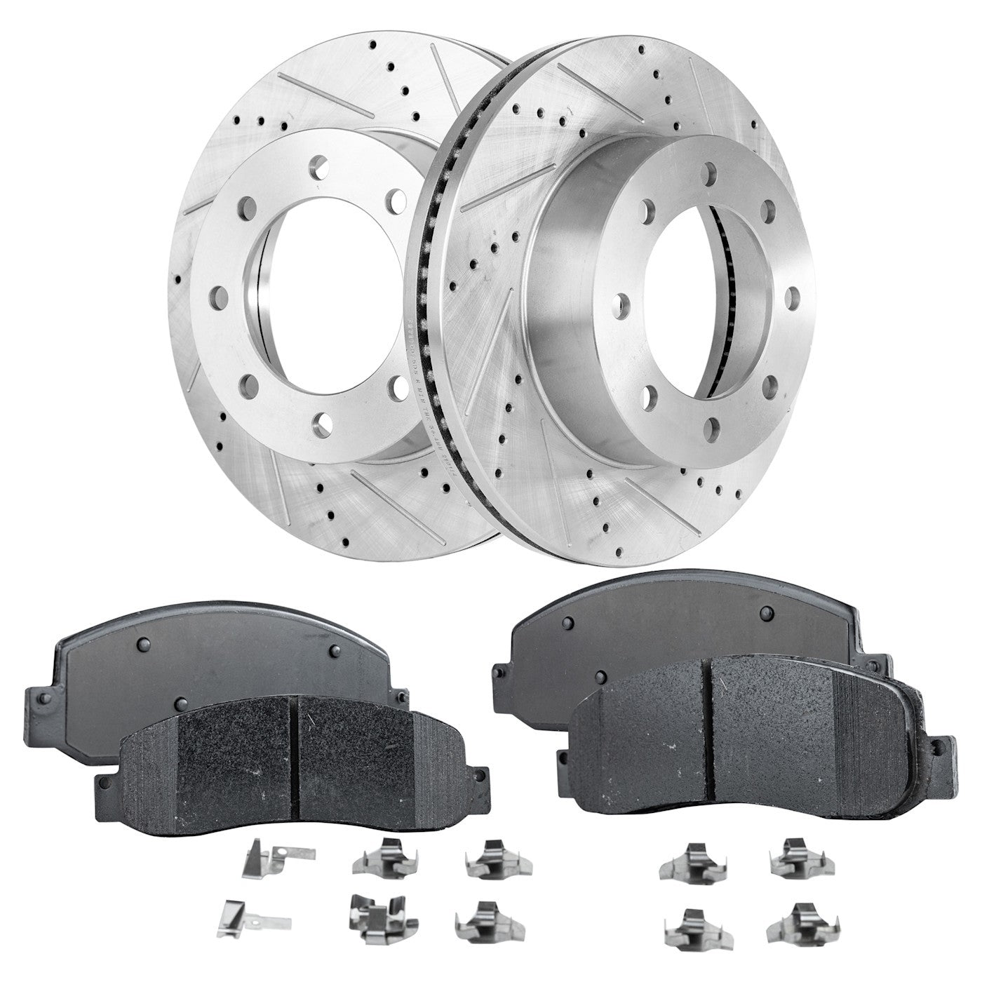 Brake Disc and Pad Kit for Ford F-350 Super Duty (2012)