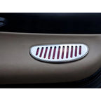 Polished Stainless Steel Door Panel Light Reflector Covers for 1997-04 Corvette