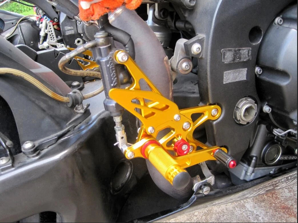 Rearset Rear Set for Yamaha YZF 1000 R1 (2007–2008) Gold AV