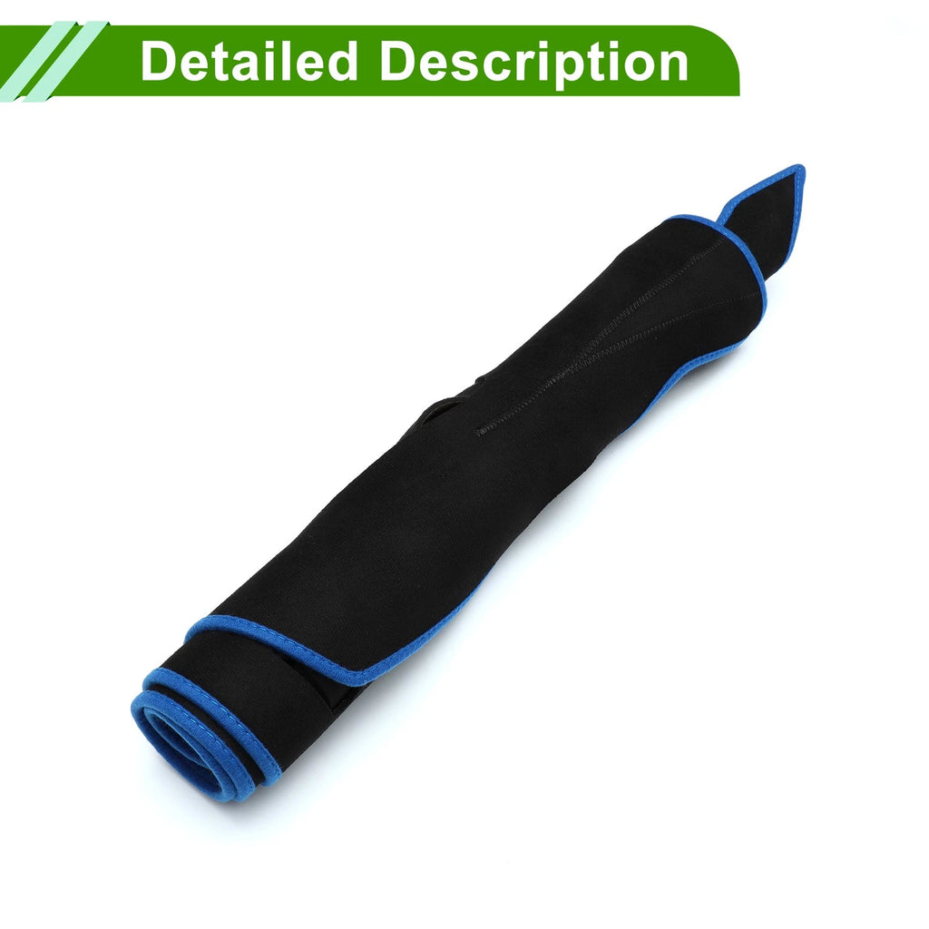 Dashboard Cover Mat for Nissan Juke F15 (2011–2019) Sun Protector Black Blue