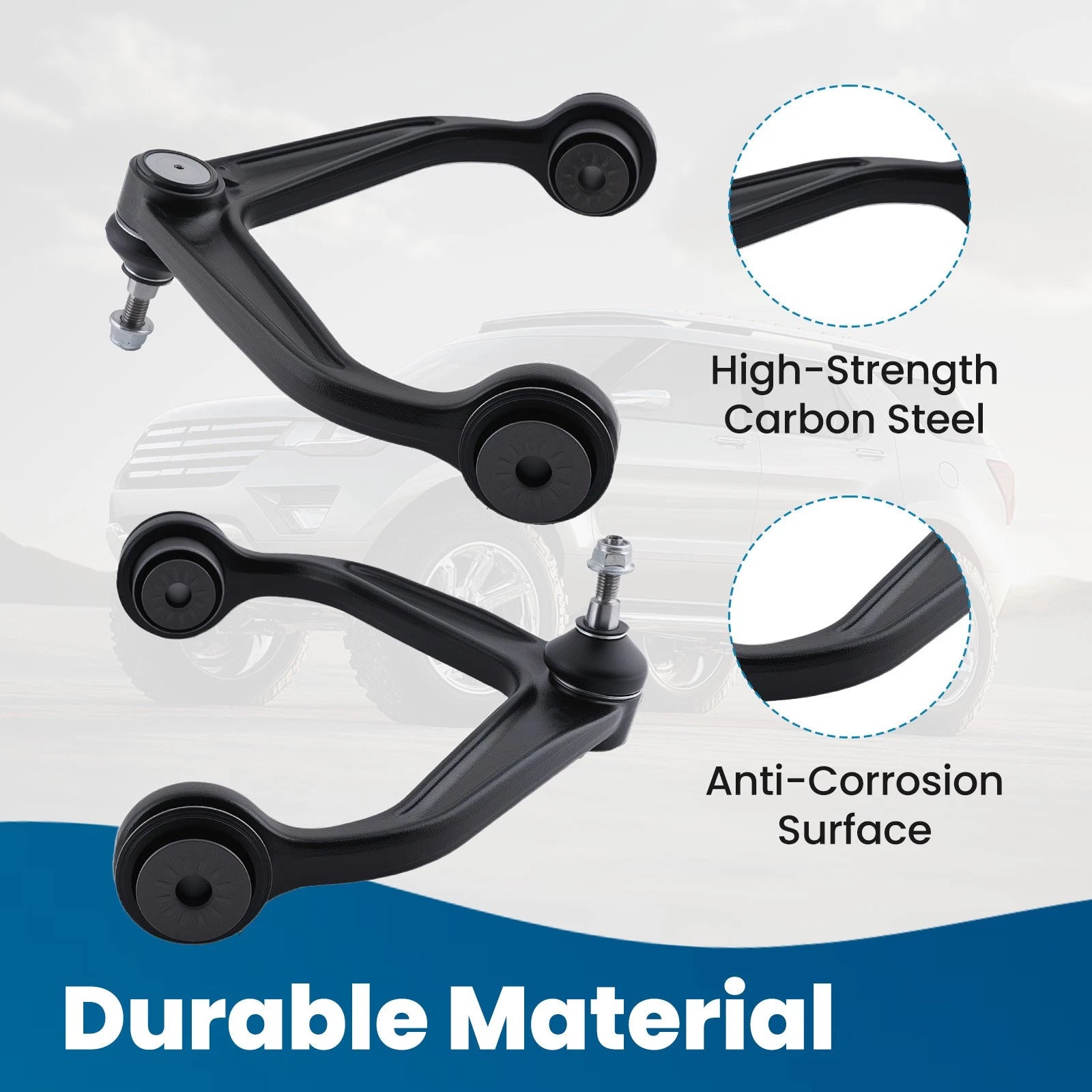 11x Front Upper Control Arms Kit for Chevy Silverado Sierra 2500 3500 HD (2011–2019)