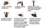 CV Boot Mounting Cone Tool for Stretchable CV Boots