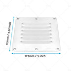 Rectangular Air Vent for Caravan Boat Wall Eave