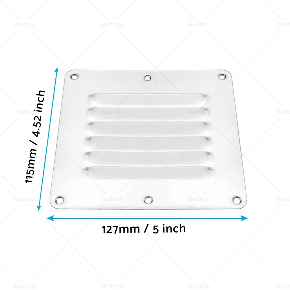 Rectangular Air Vent for Caravan Boat Wall Eave