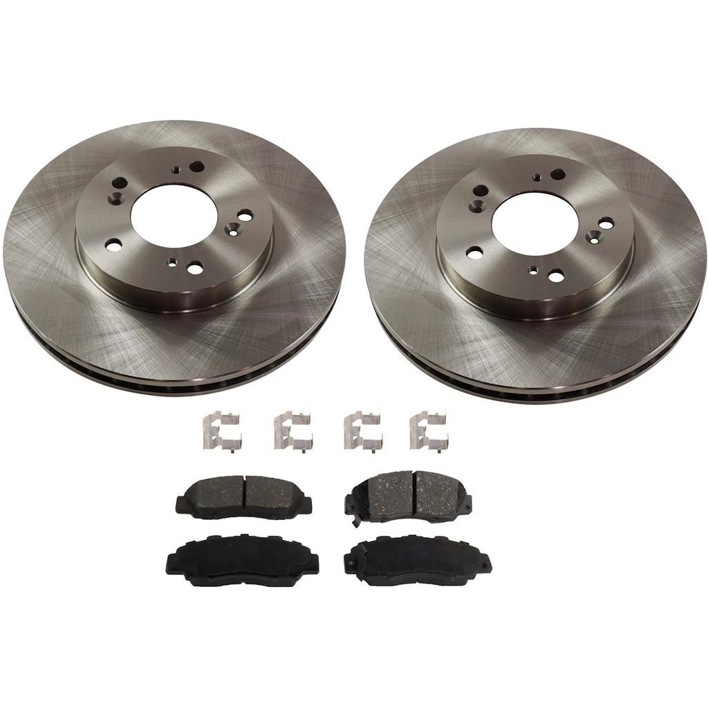 Brake Rotors and Pads Kit for Honda CR-V, Acura Integra (1997–2001)