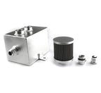 2L Oil Catch Can Tank 10AN for Universal Applications (Baffled, Silver)