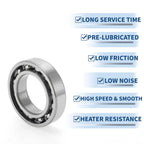 Deep Groove Ball Bearing 40x68x15mm for Scooter Skateboard (6008)