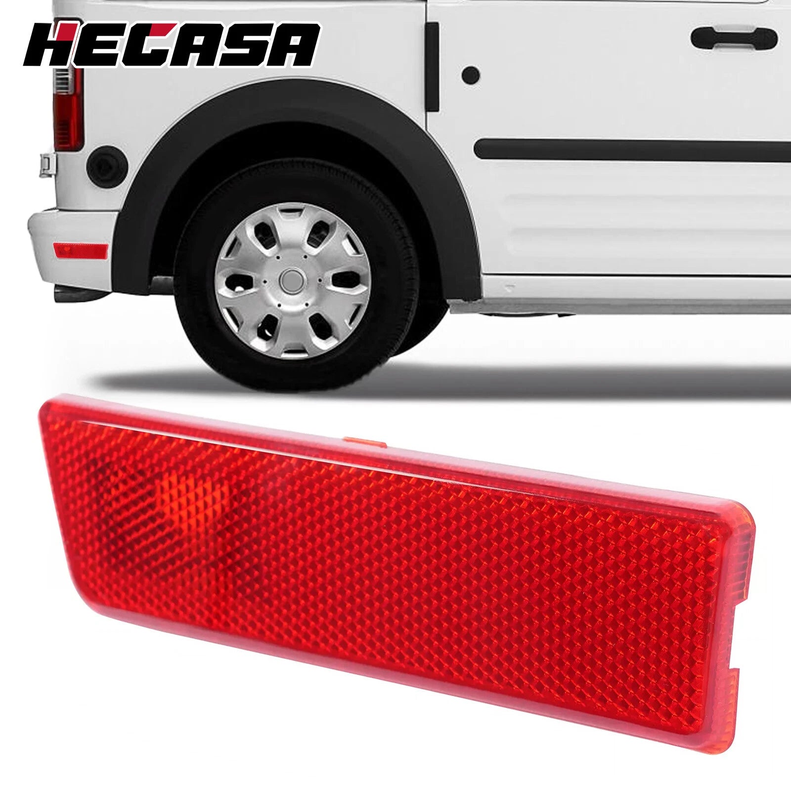Rear Right Marker Light for Ford Transit Connect (2010–2013) - Red