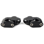 Black Aluminum Handlebar Extensions for Motorcycle - Riser