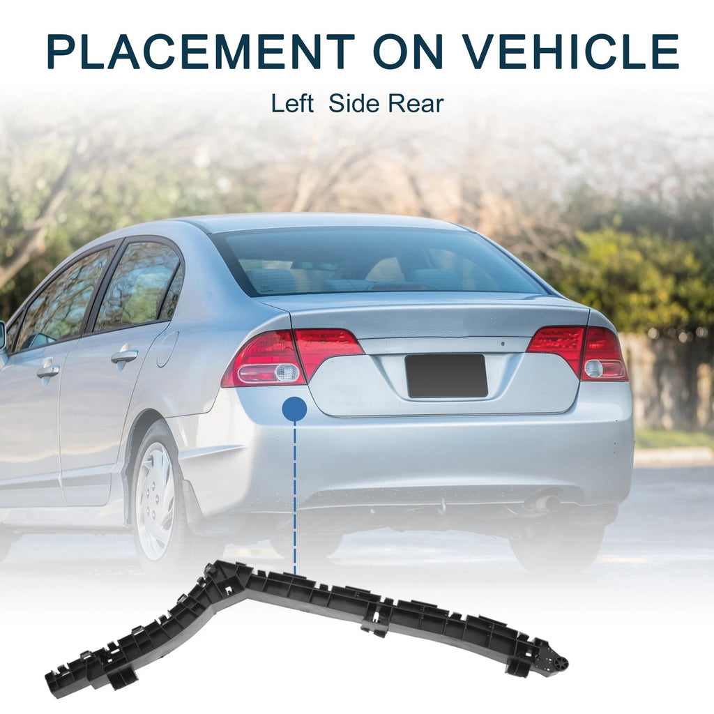 Left Rear Bumper Retainer Bracket No. 71598T1WA01 for Honda CR-V (2015–2016)