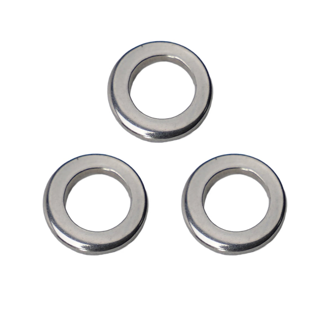 20pcs Heavy Duty Solid Stainless Steel Seamless Split Rings for Fishing