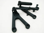 Front Rider Footrest Foot Peg Bracket for Yamaha R6 (2003–2010) - Black