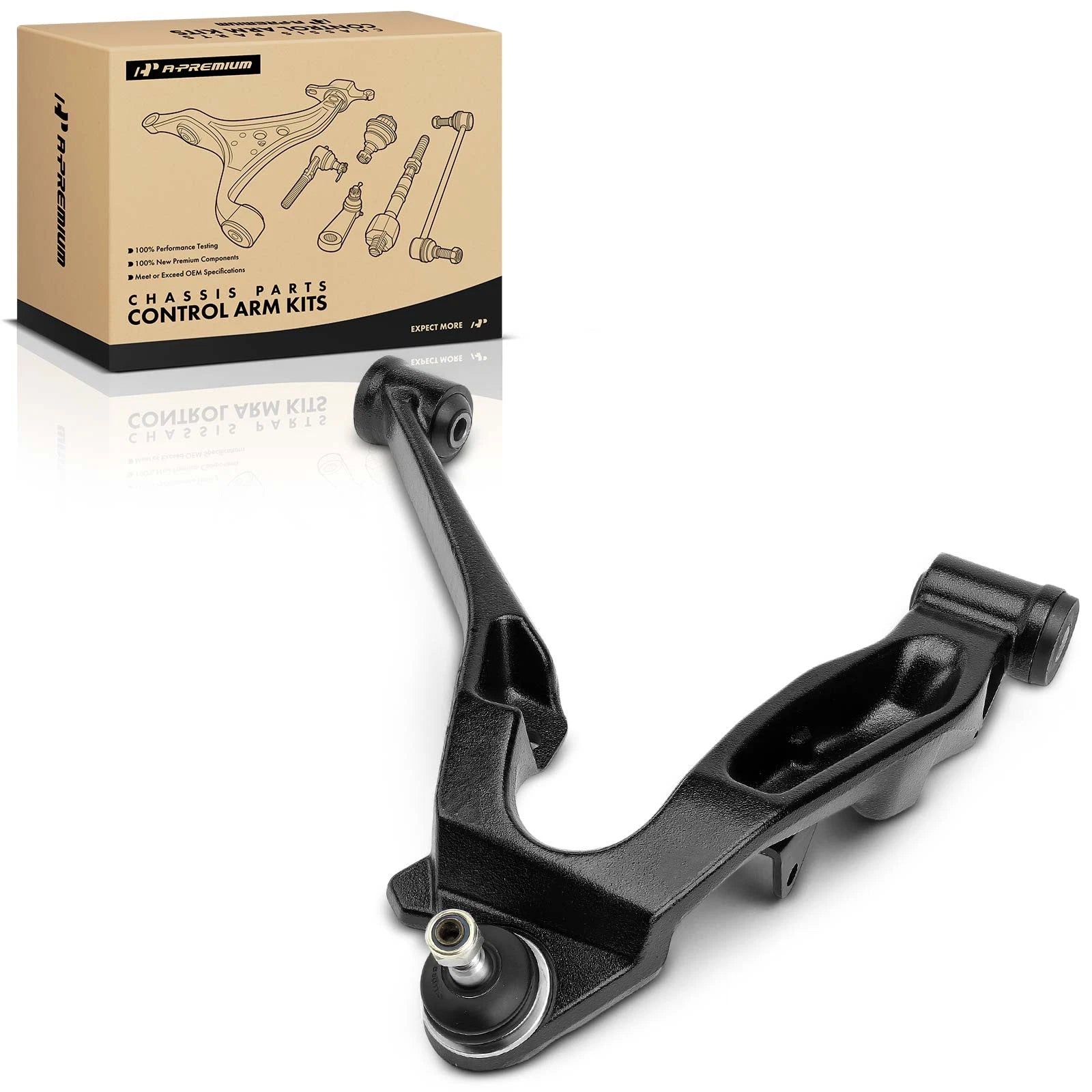 Front Right Lower Control Arm with Ball Joint for Chevy Silverado 2500 