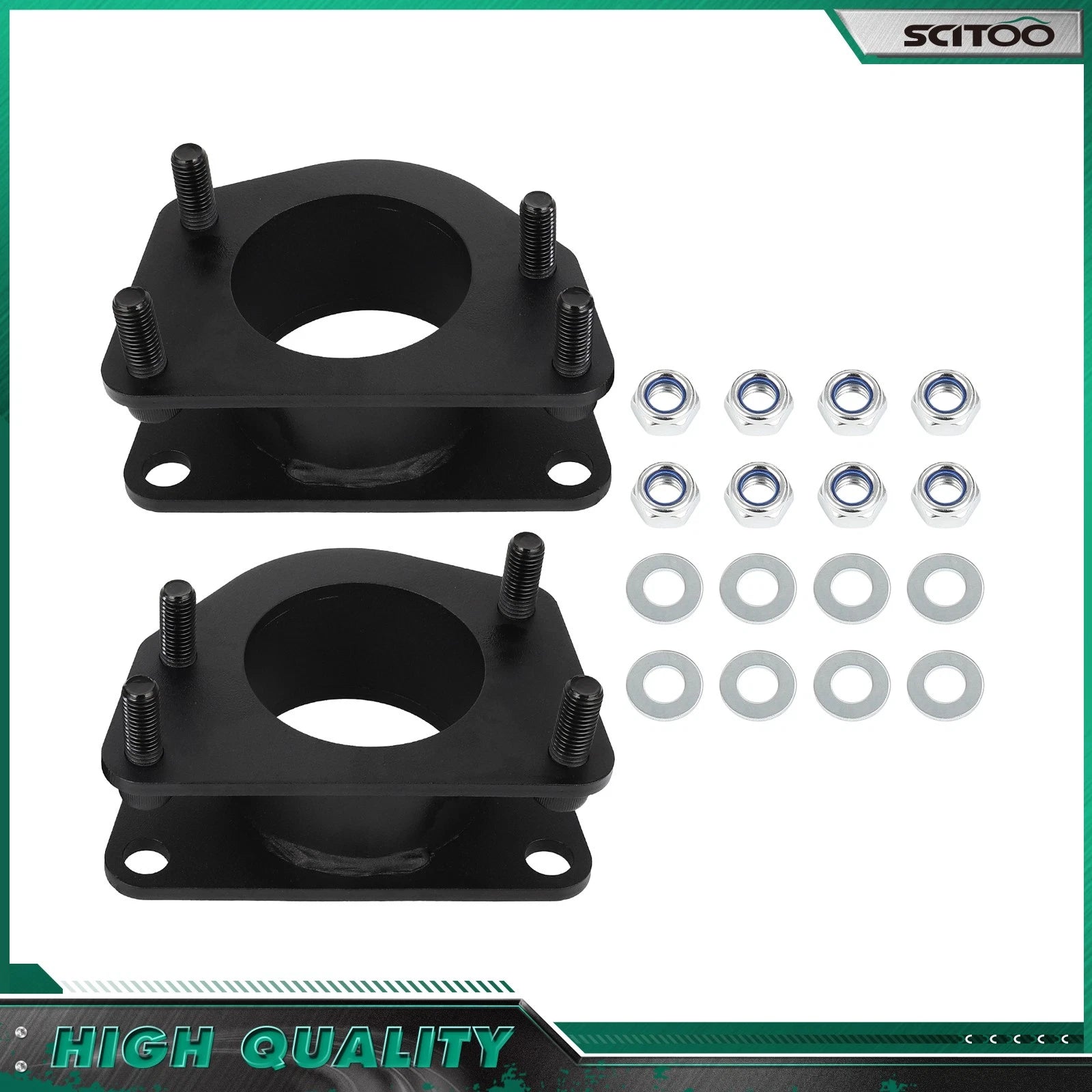 2X 2.5" Front Steel Lift Leveling Kit for Jeep Liberty (2002–2013)
