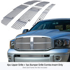 Stainless Chrome Horizontal Billet Grille Insert for Dodge Ram (2006-2008)