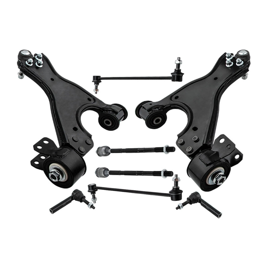 Complete Struts Control Arms Tie Rods Kit for Chevy Traverse (2013-2017)