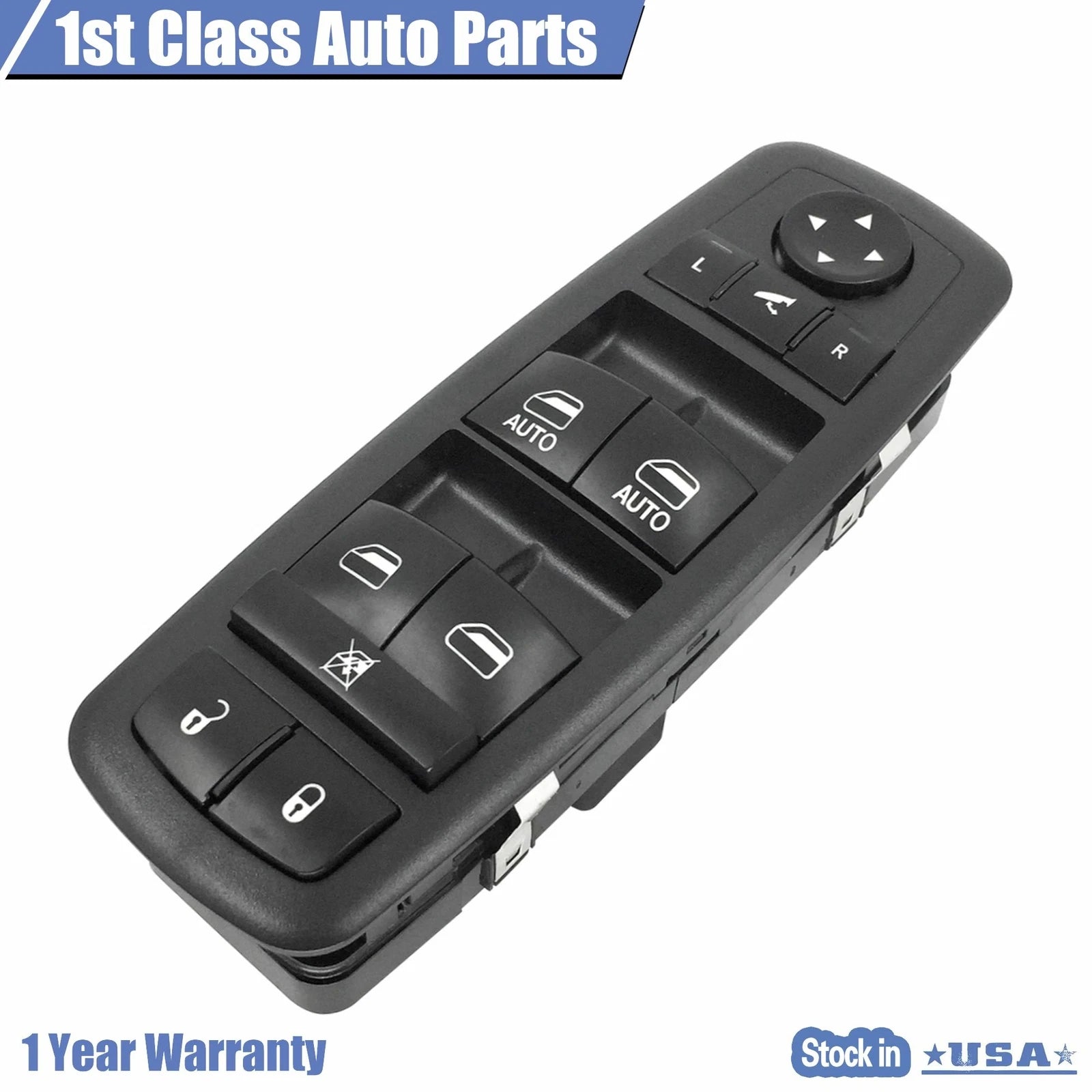 LH Power Window Switch for Dodge Ram 1500 2500 3500 (2013–2018) 68212784AB